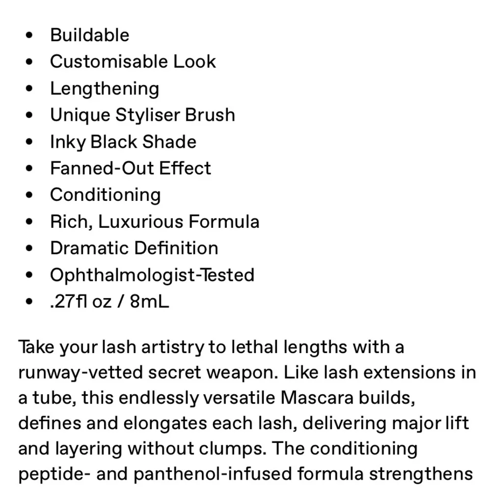 Pat McGrath nib builable